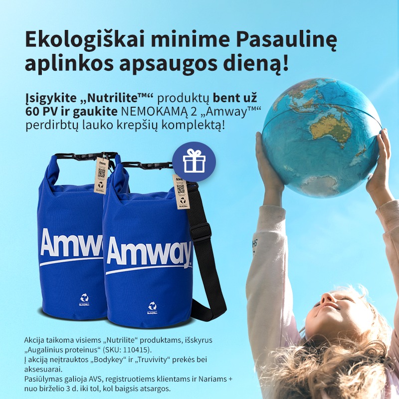 AMWAY dovanos – 2 perdirbti lauko krepšiai